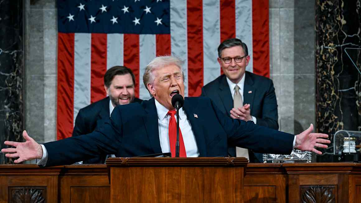 Trump condemns Iran’s ‘sinister’ nuclear ambitions in State of the Union speech
