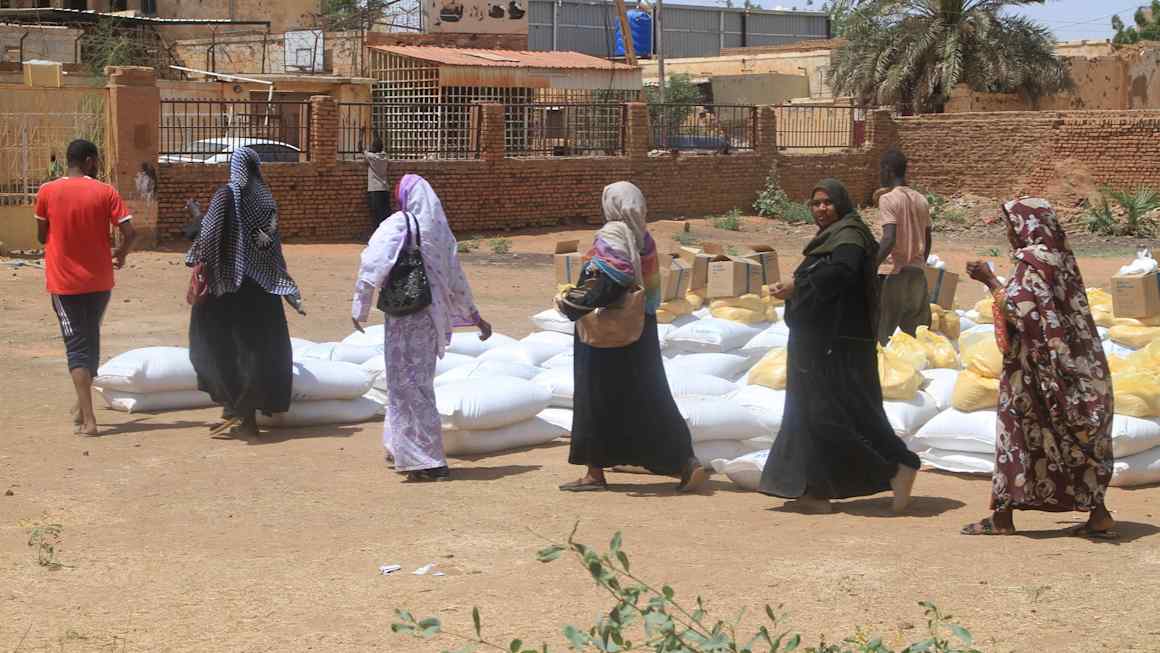 Piles of wheat and canned food stuck in transit as Iran war disrupts aid