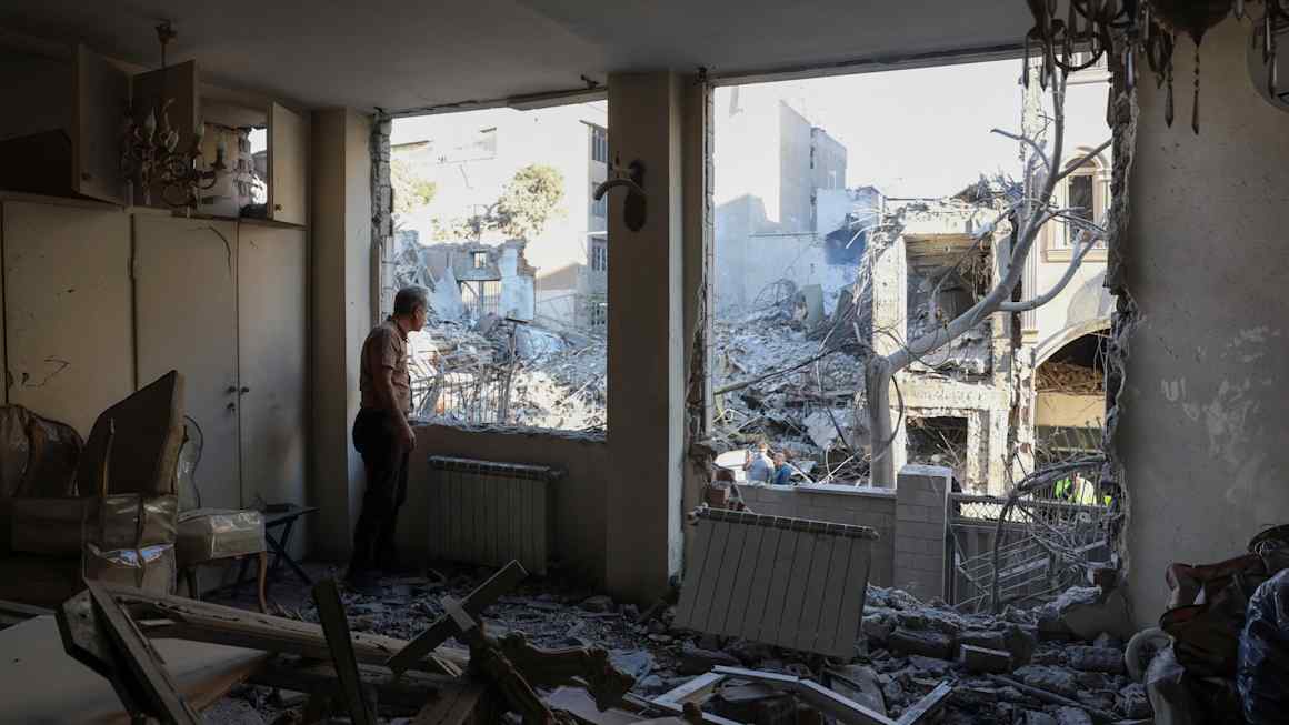 Ceasefire offers moment of respite for battered Tehran