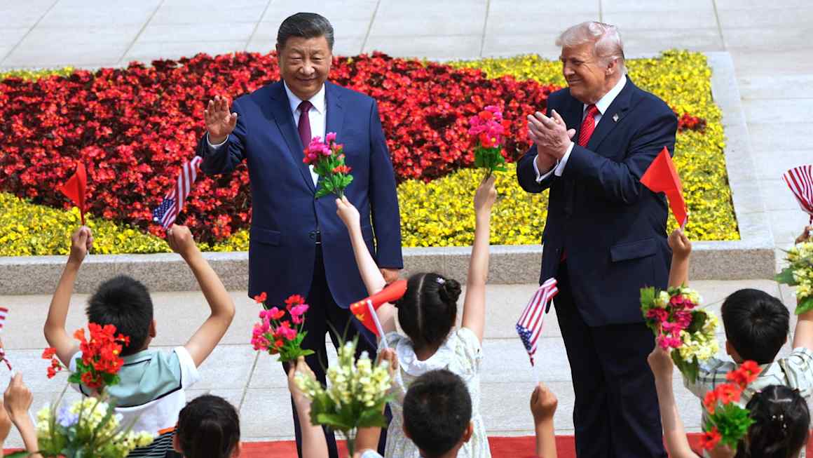 Trump’s China trip melds corporate interests and communist pomp