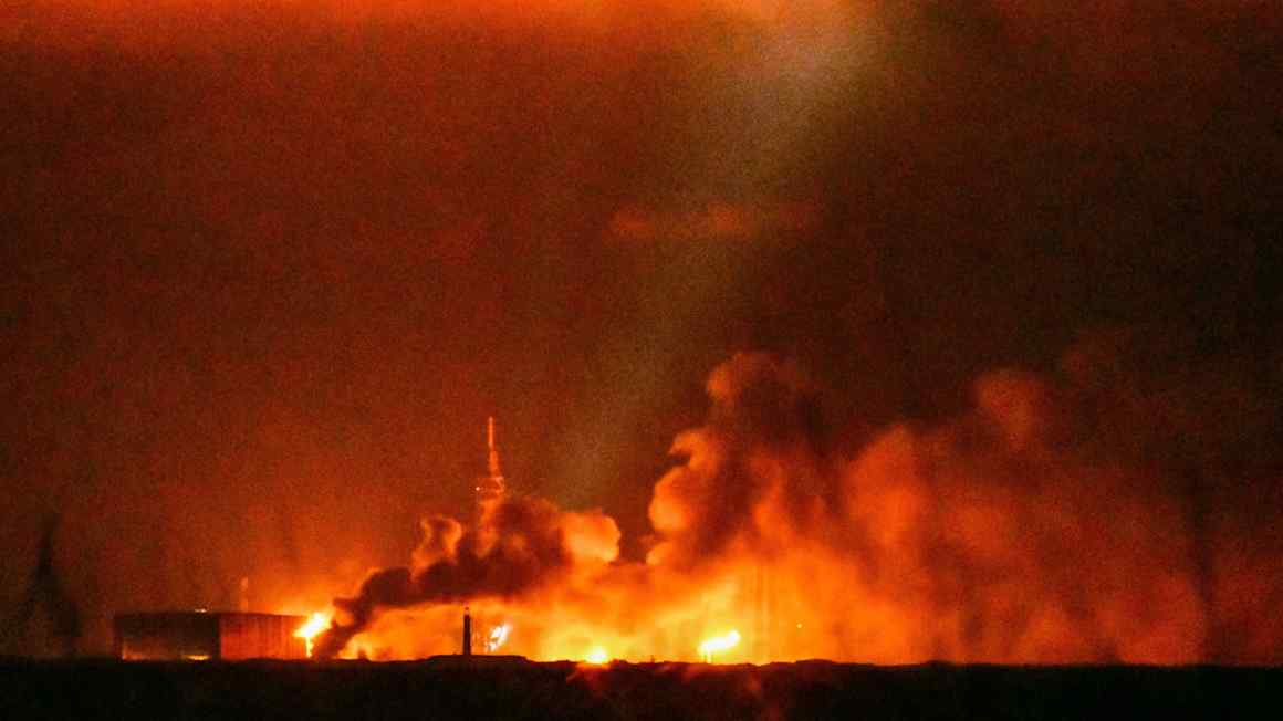 Blue Origin rocket explodes on launch pad during testing